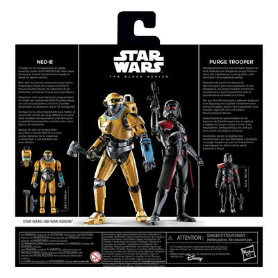 Star Wars: Obi-Wan Kenobi Black Series Action Figure 2-Pack NED-B &amp; Purge Trooper Exclusive 15 cm