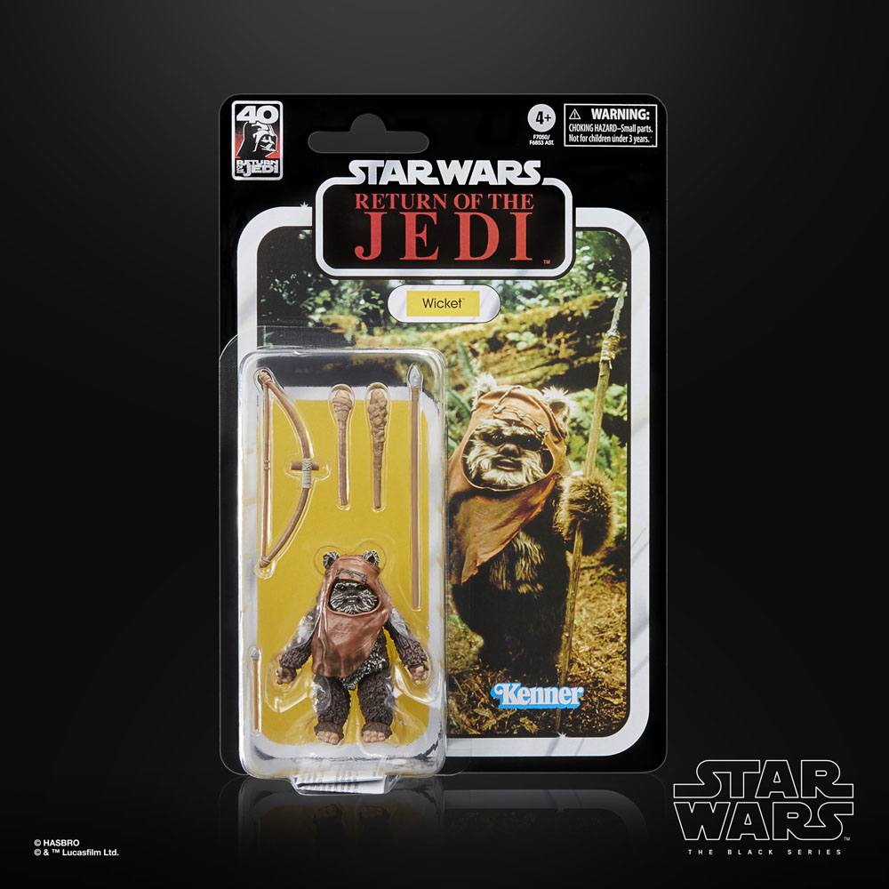 Star Wars Episode VI 40th Anniversary Black Series Action Figure Wicket 15 cm