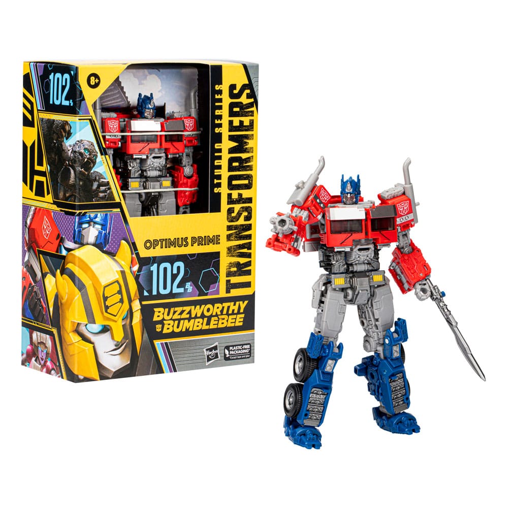 Transformers: Rise of the Beasts Buzzworthy Bumblebee Studio Series Action Figure 102BB Optimus Prime 16 cm