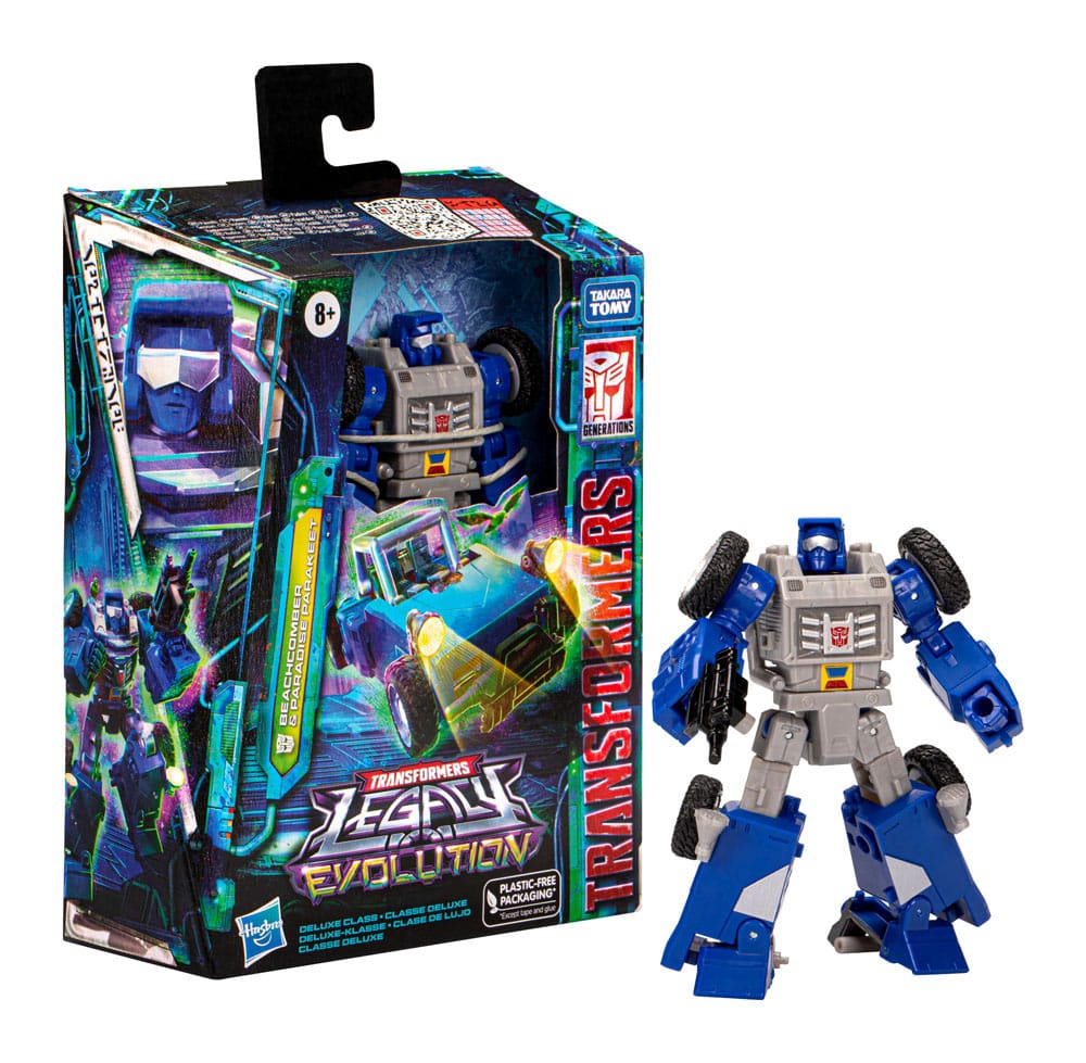 Transformers Generations Legacy Evolution Deluxe Class Action Figure Beachcomber & Paradise Parakeet 14 cm