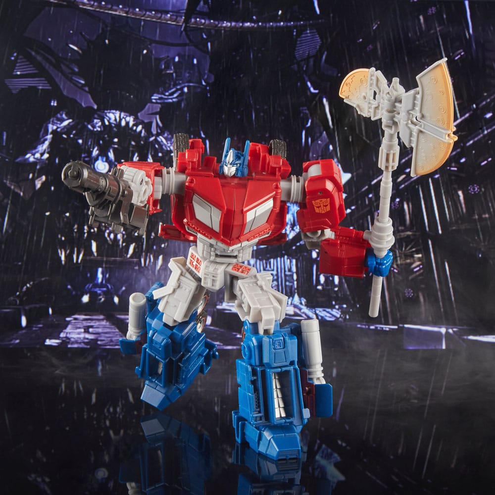 Transformers Generations Studio Series Voyager Class Action Figure Gamer Edition Optimus Prime 17 cm