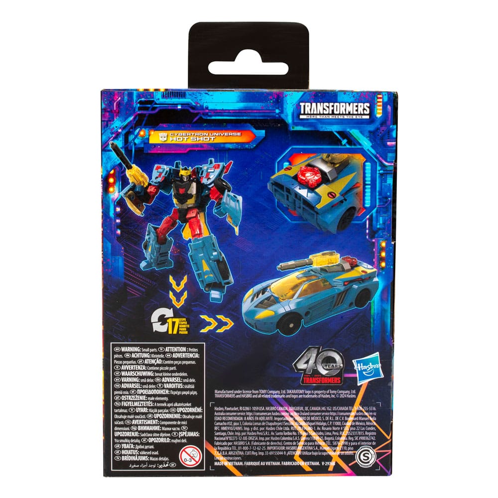 Transformers Generations Legacy United Deluxe Class Action Figure Cybertron Universe Hot Shot 14 cm