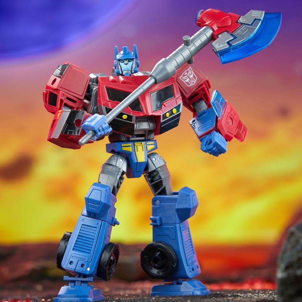 Transformers Generations Legacy United Voyager Class Action Figure Animated Universe Optimus Prime 18 cm
