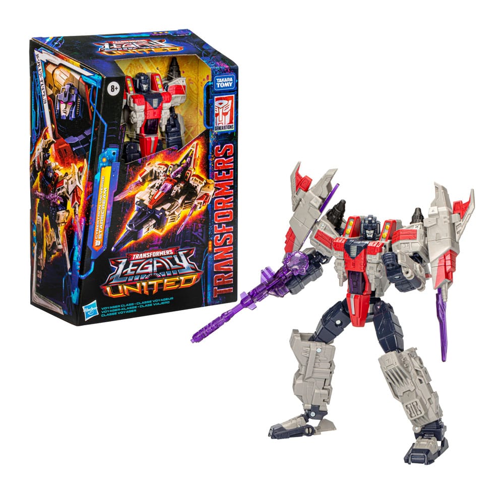 Transformers Generations Legacy United Voyager Class Action Figure Cybertron Universe Starscream 18 cm