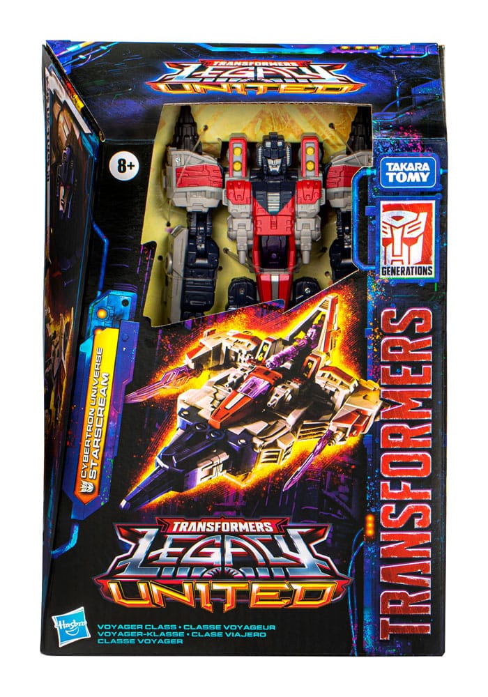 Transformers Generations Legacy United Voyager Class Action Figure Cybertron Universe Starscream 18 cm