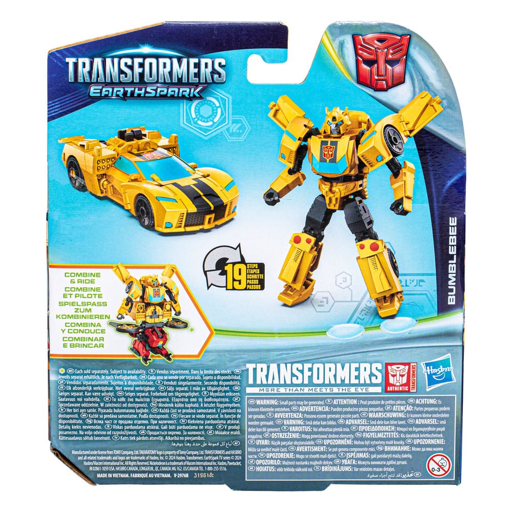 Transformers EarthSpark Warrior Class Action Figure Bumblebee 13 cm