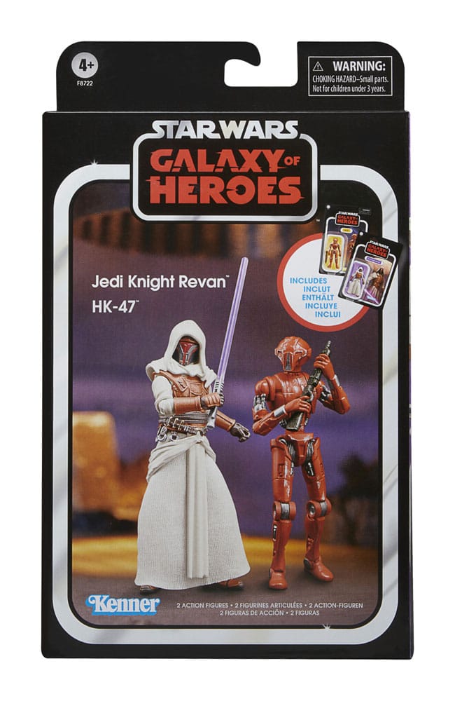 Star Wars: Galaxy of Heroes Vintage Collection Action Figure 2-Pack Jedi Knight Revan & HK-47 10 cm