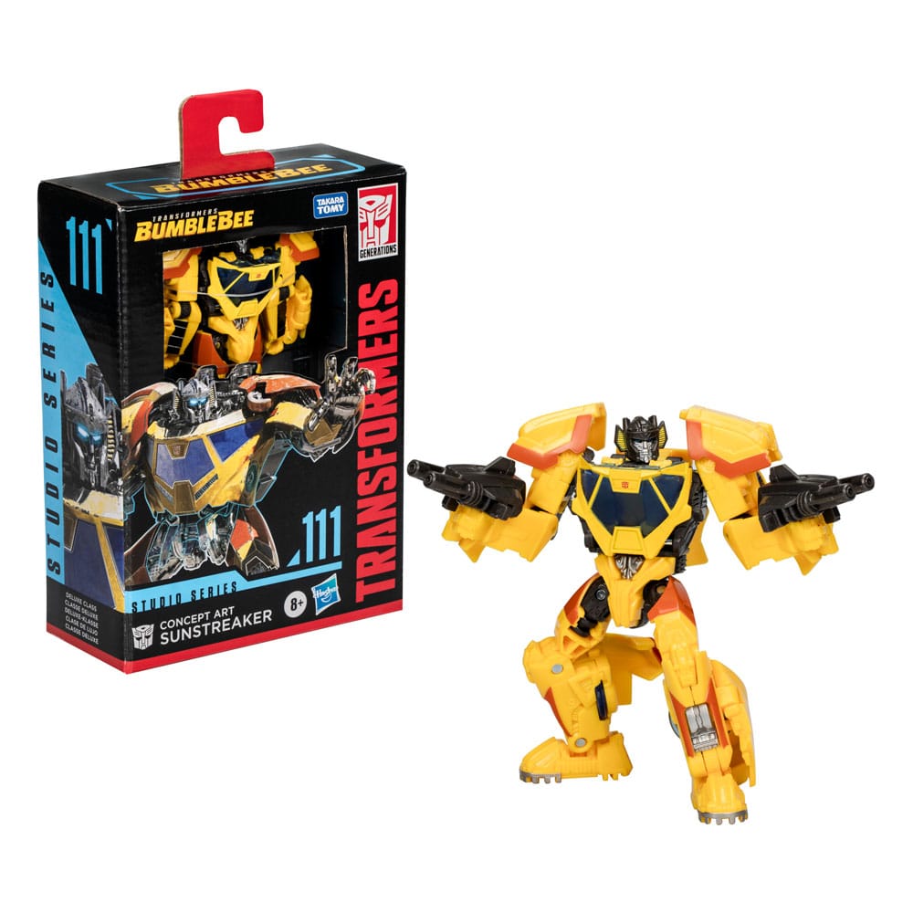 Transformers: Bumblebee Studio Series Deluxe Class Action Figure Concept Art Sunstreaker 11 cm