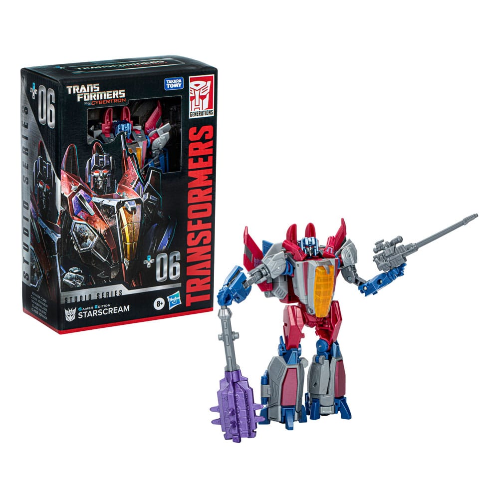 The Transformers: The Movie Generations Studio Series Voyager Class Action Figure Gamer Edition 06 Starscream 16 cm