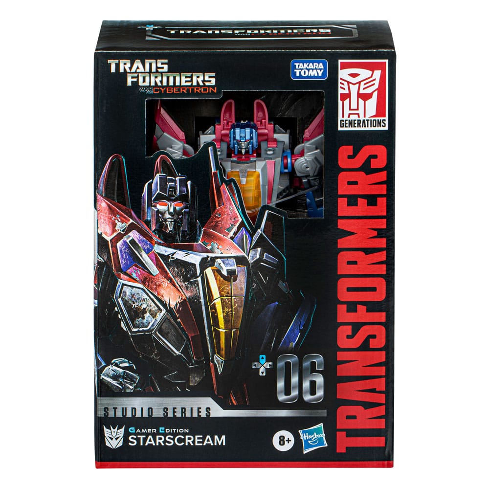 The Transformers: The Movie Generations Studio Series Voyager Class Action Figure Gamer Edition 06 Starscream 16 cm