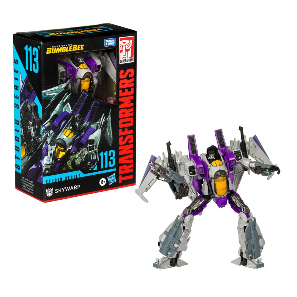 Transformers: Bumblebee Studio Series Voyager Class Action Figure Skywarp 17 cm