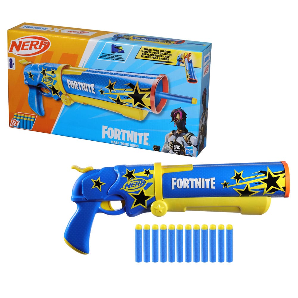 Fortnite NERF Half Tone Hero Blaster