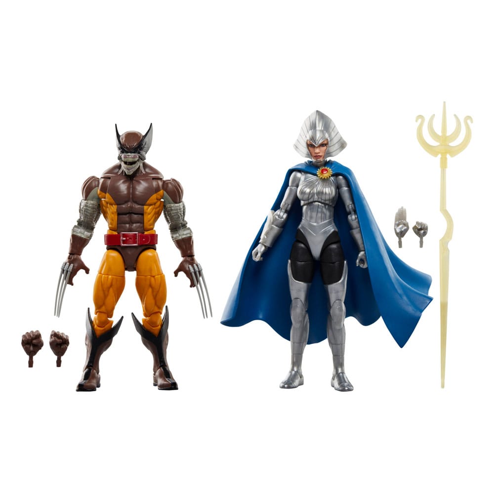 Wolverine 50th Anniversary Marvel Legends Action Figure 2-Pack Wolverine & Lilandra Neramani 15 cm