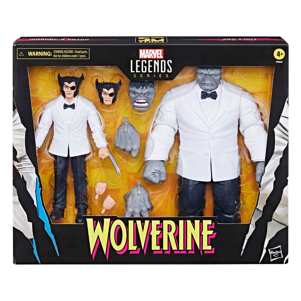 Wolverine 50th Anniversary Marvel Legends Action Figure 2-Pack Marvel's Patch & Joe Fixit 15 cm - Damaged packaging