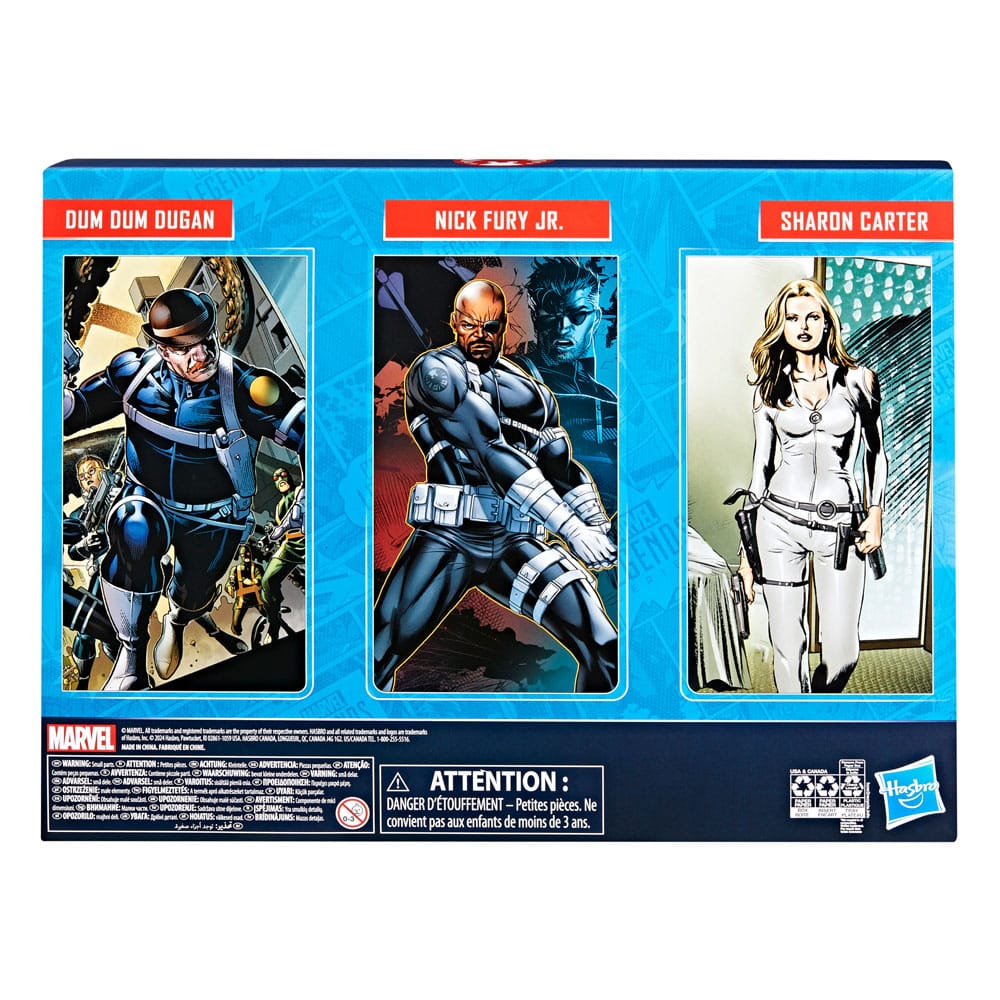 Captain America Marvel Legends Action Figure 3-Pack S.H.I.E.L.D. 15 cm