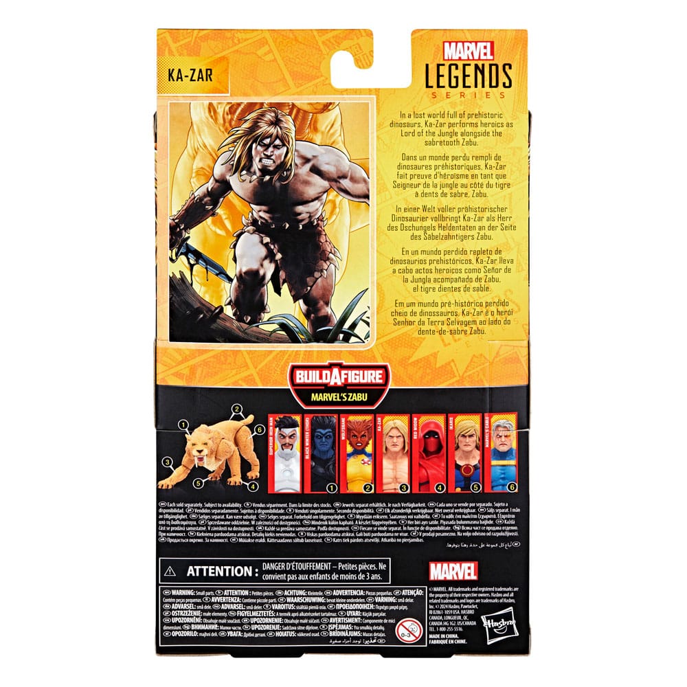 Marvel Legends Action Figure Ka-Zar (BAF: Marvel's Zabu) 15 cm