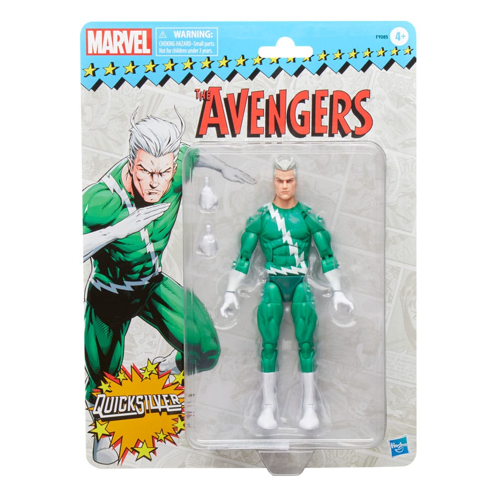 The Avengers Marvel Legends Retro Action Figure Quicksilver 15 cm