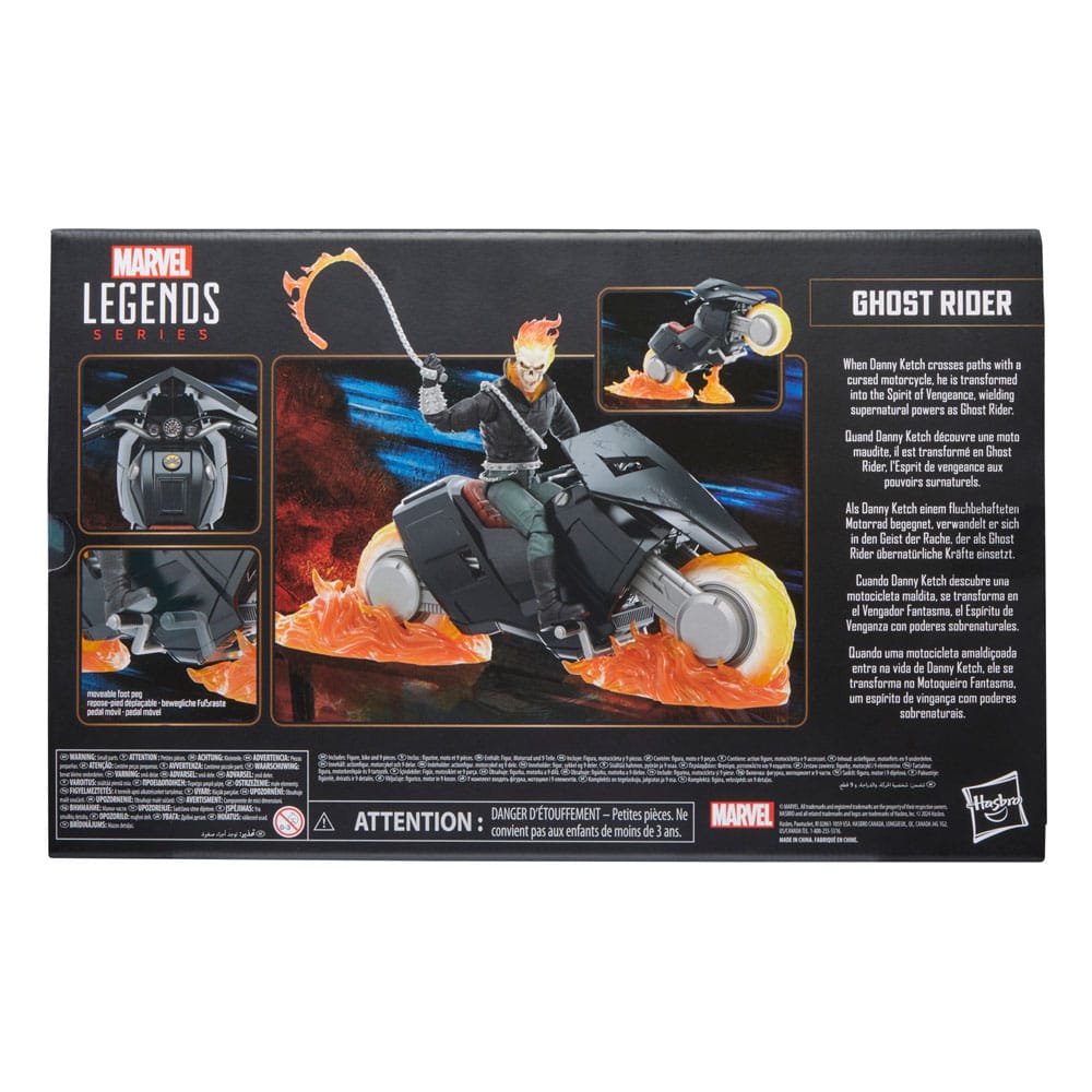 Marvel 85th Anniversary Marvel Legends Action Figure with Vehicle Ghost Rider 15 cm