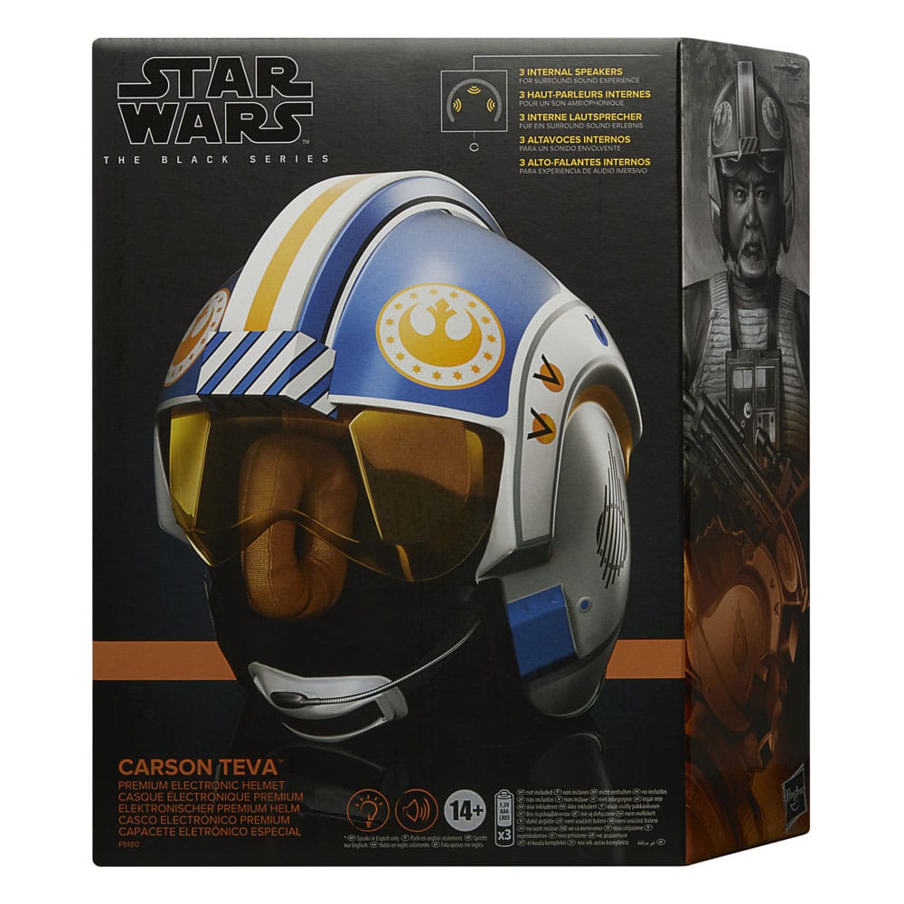 Star Wars: The Mandalorian Black Series Electronic Helmet Carson Teva