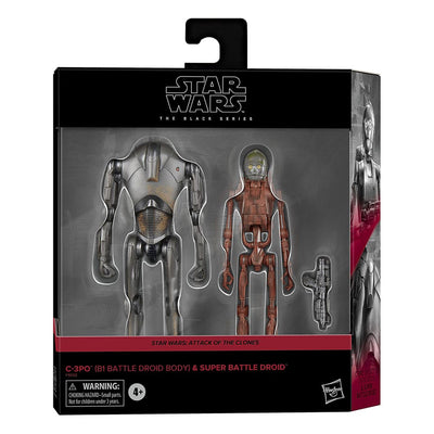 Star Wars Episode II Black Series Action Figure 2-Pack C-3PO (B1 Battle Droid Body) &amp; Super Battle Droid 15 cm