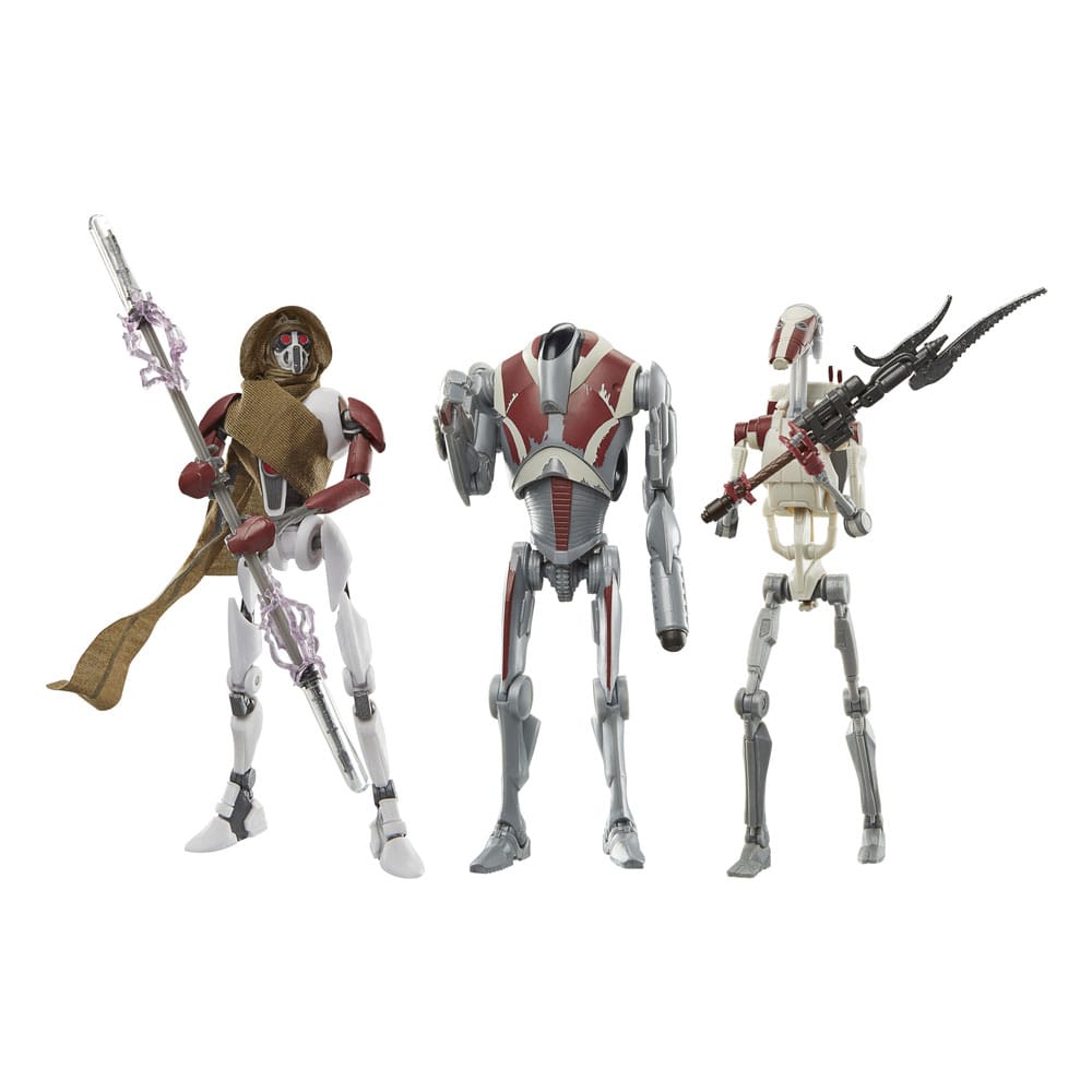 Star Wars Jedi: Survivor Black Series Action Figure 3-Pack Magna Guard, Super Battle Droid & Battle Droid