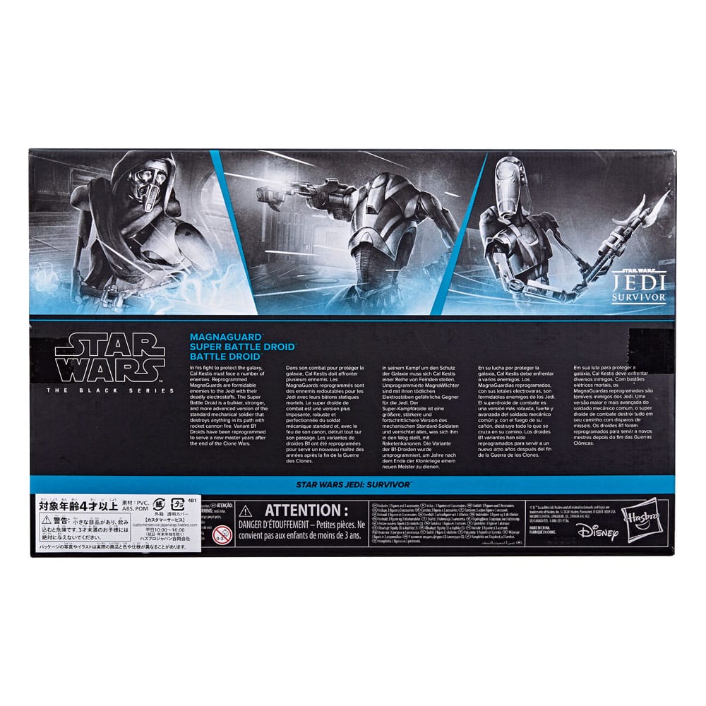 Star Wars Jedi: Survivor Black Series Action Figure 3-Pack Magna Guard, Super Battle Droid & Battle Droid