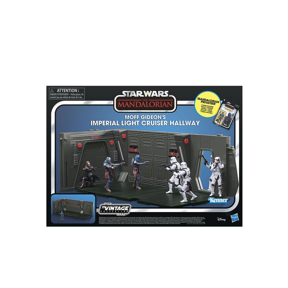 Star Wars: The Mandalorian Vintage Collection Tantive IV Hallway with Mandalorian Privateer Figure 10 cm