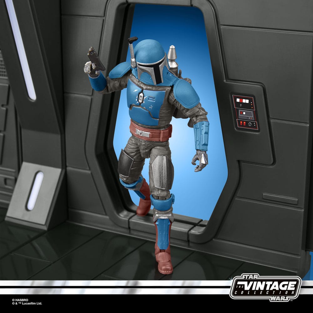 Star Wars: The Mandalorian Vintage Collection Tantive IV Hallway with Mandalorian Privateer Figure 10 cm