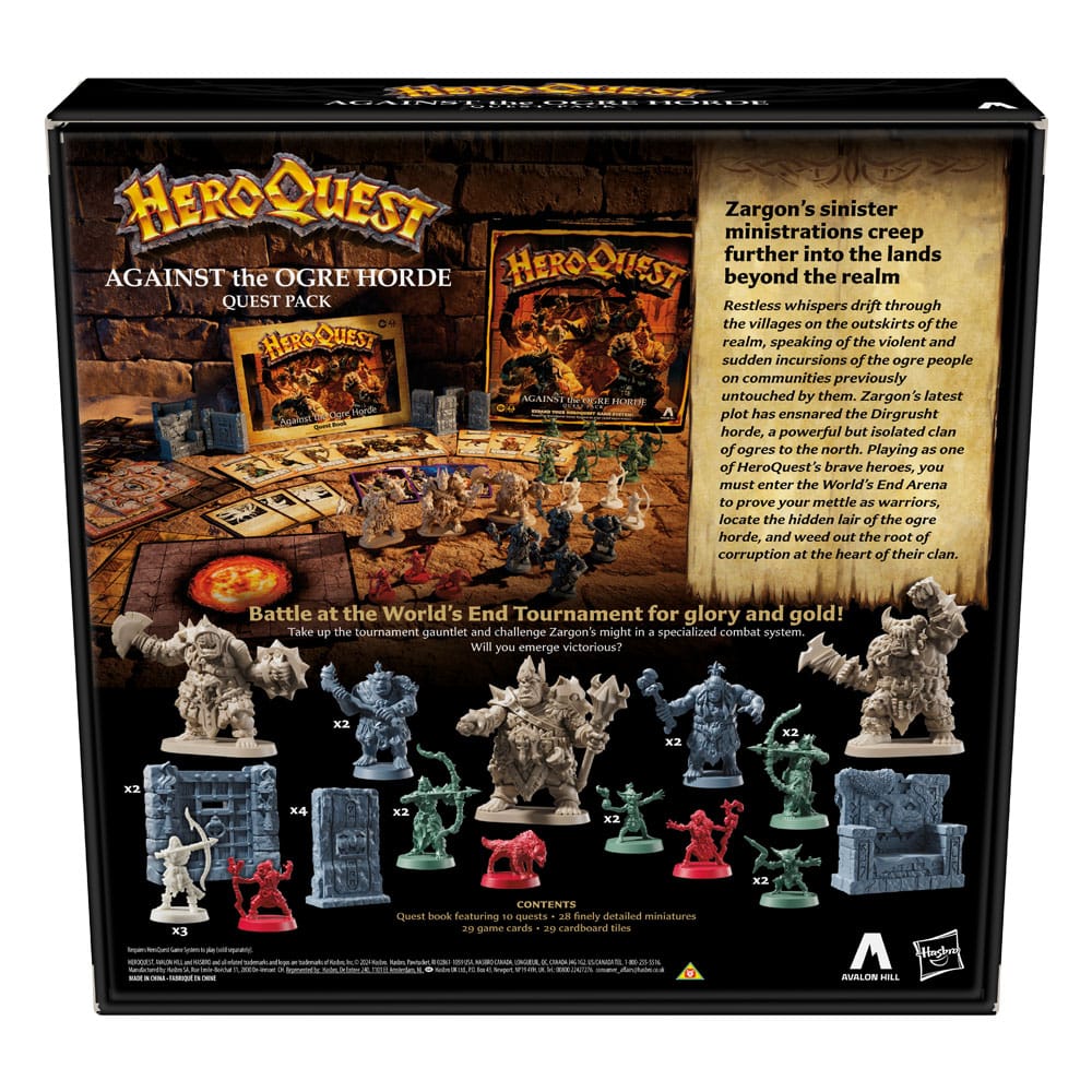 HeroQuest Board Game Expansion Against the Ogre Horde Quest Pack *English Version*