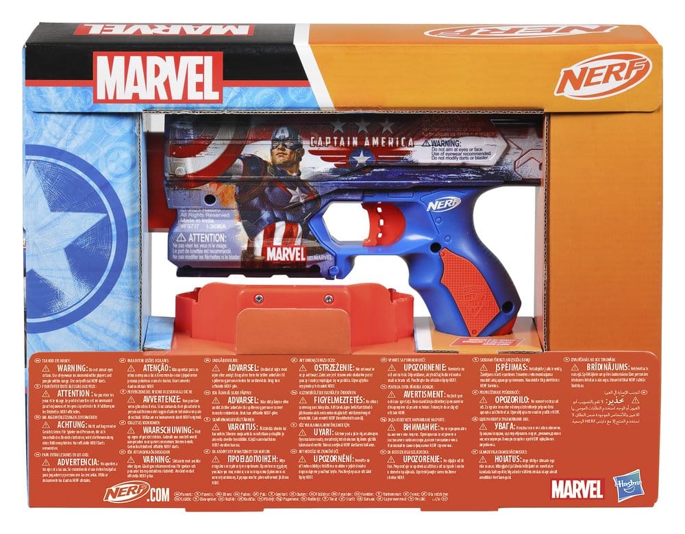 Marvel NERF Dart Blaster Captain America