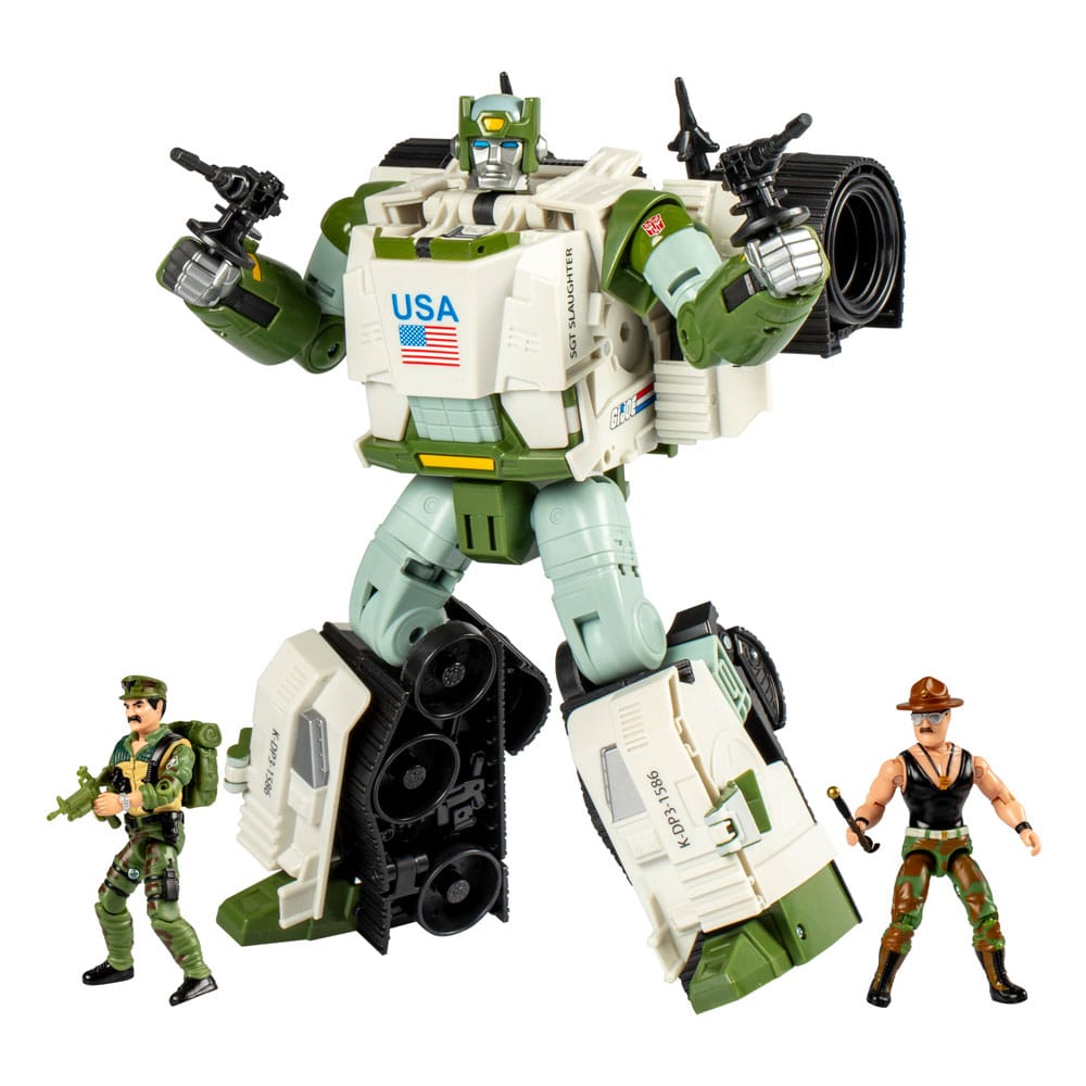 Transformers x G.I. Joe Action Figure Autobot Kup Triple T 23 cm