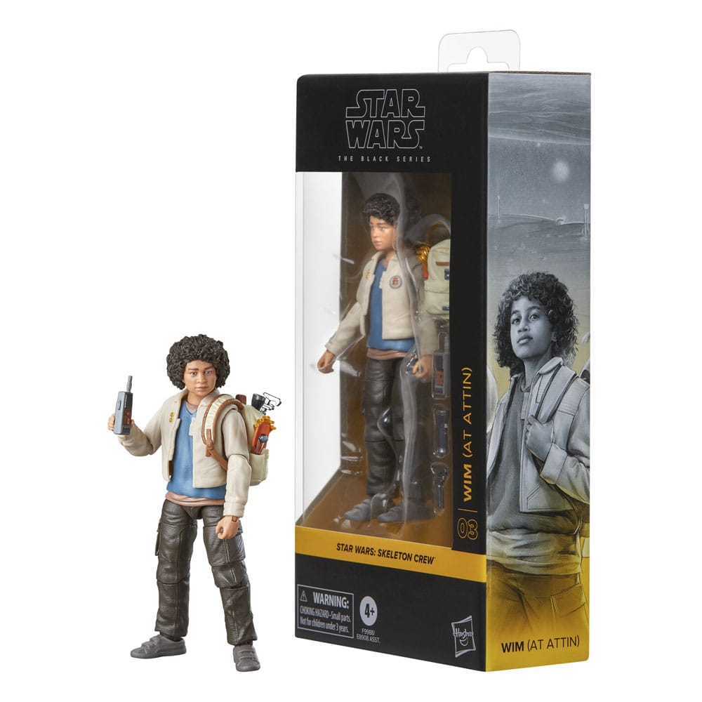 Star Wars: Skeleton Crew Black Series Action Figure Wim (At Attin) 15 cm - Damaged packaging