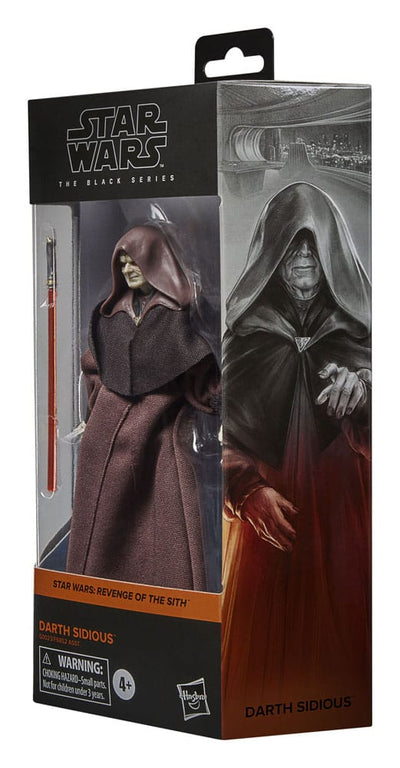 Star Wars Episode III Black Series Action Figure Darth Sidious 15 cm