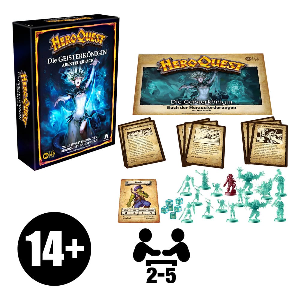 HeroQuest Board Game Expansion Die Geisterkönigin Quest Pack *German Version*