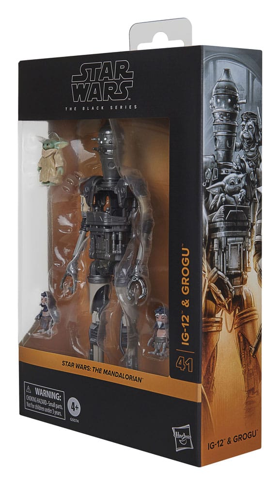 Star Wars: The Mandalorian Black Series Action Figure 2-Pack IG-12 &amp; Grogu 15 cm