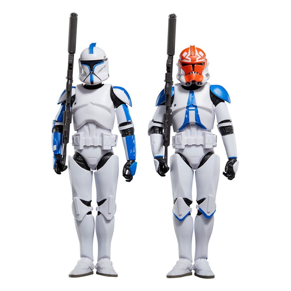 Star Wars: Ahsoka Black Series Action Figure 2-Pack Phase I Clone Trooper Lieutenant & 332nd Ahsoka's Clone Trooper 15 cm - Damaged packaging