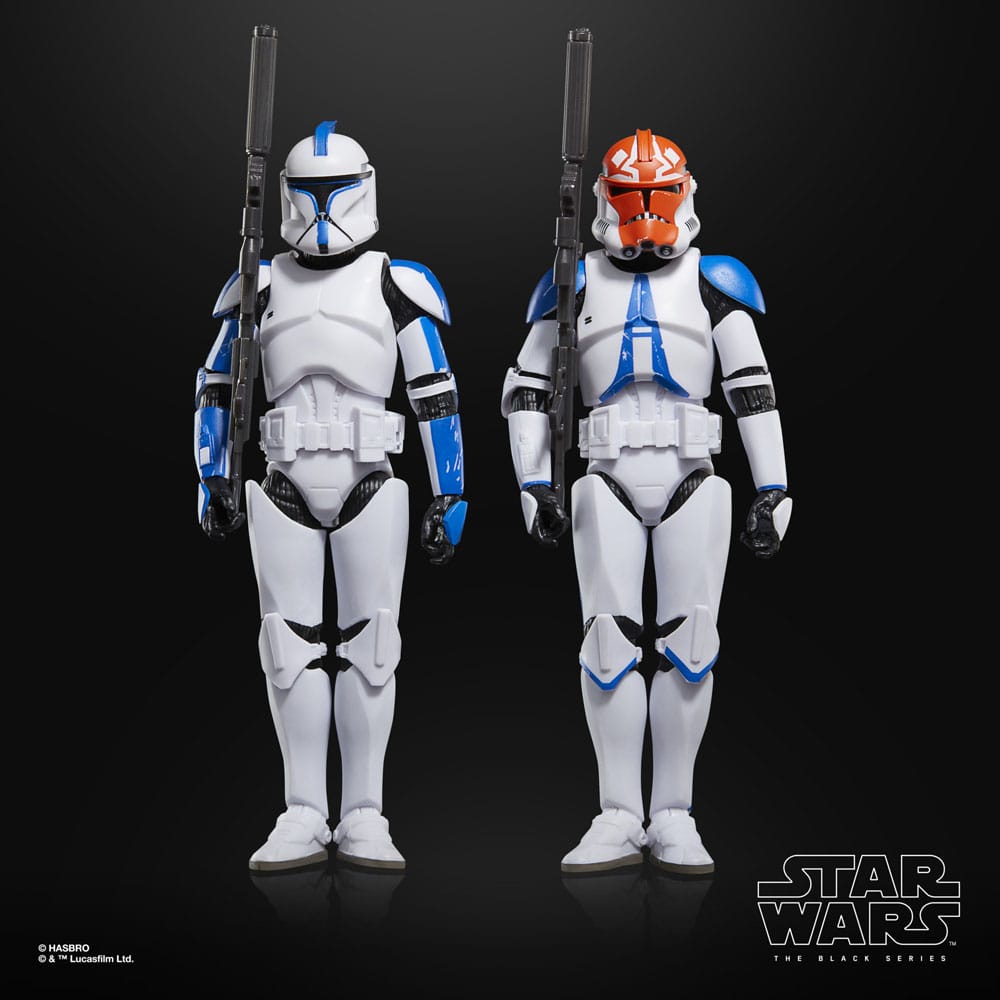 Star Wars: Ahsoka Black Series Action Figure 2-Pack Phase I Clone Trooper Lieutenant & 332nd Ahsoka's Clone Trooper 15 cm - Damaged packaging