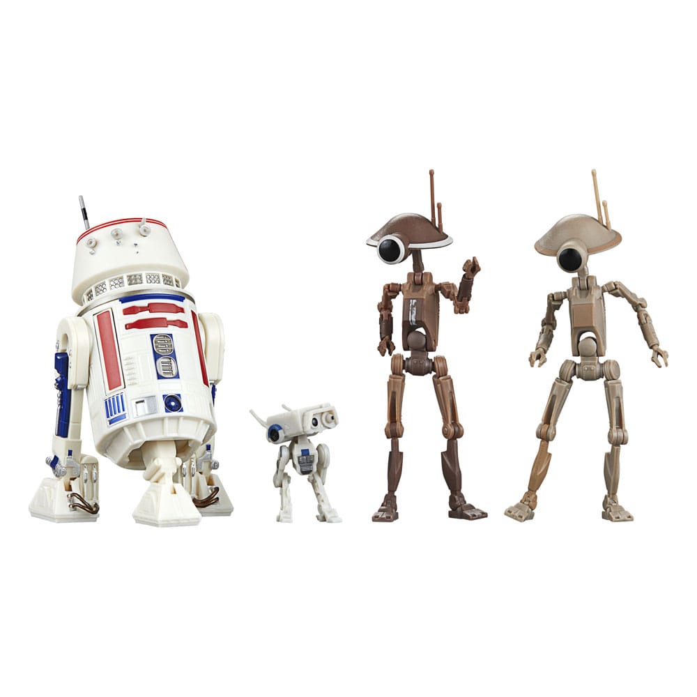 Star Wars: The Mandalorian Black Series Action Figure 4-Pack R5-D4, BD-72 &amp; Pit Droids