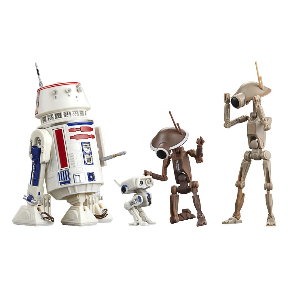 Star Wars: The Mandalorian Black Series Action Figure 4-Pack R5-D4, BD-72 &amp; Pit Droids