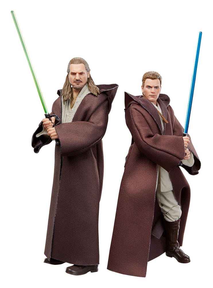 Star Wars Episode I Black Series Action Figure 3-Pack Qui-Gon Jinn, Darth Maul, Obi-Wan Kenobi 15 cm