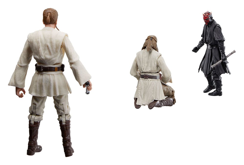 Star Wars Episode I Black Series Action Figure 3-Pack Qui-Gon Jinn, Darth Maul, Obi-Wan Kenobi 15 cm