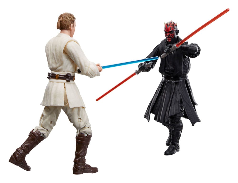 Star Wars Episode I Black Series Action Figure 3-Pack Qui-Gon Jinn, Darth Maul, Obi-Wan Kenobi 15 cm