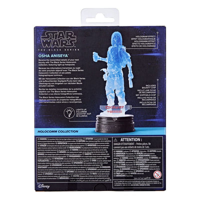 Star Wars Black Series Holocomm Collection Action Figure Osha Aniseya 15 cm