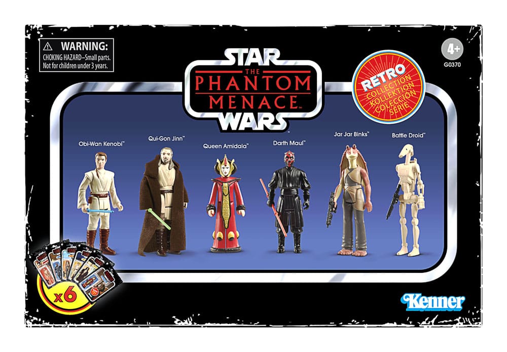 Star Wars Episode I Retro Collection Action Figures The Phantom Menace Multipack 10 cm - Damaged packaging