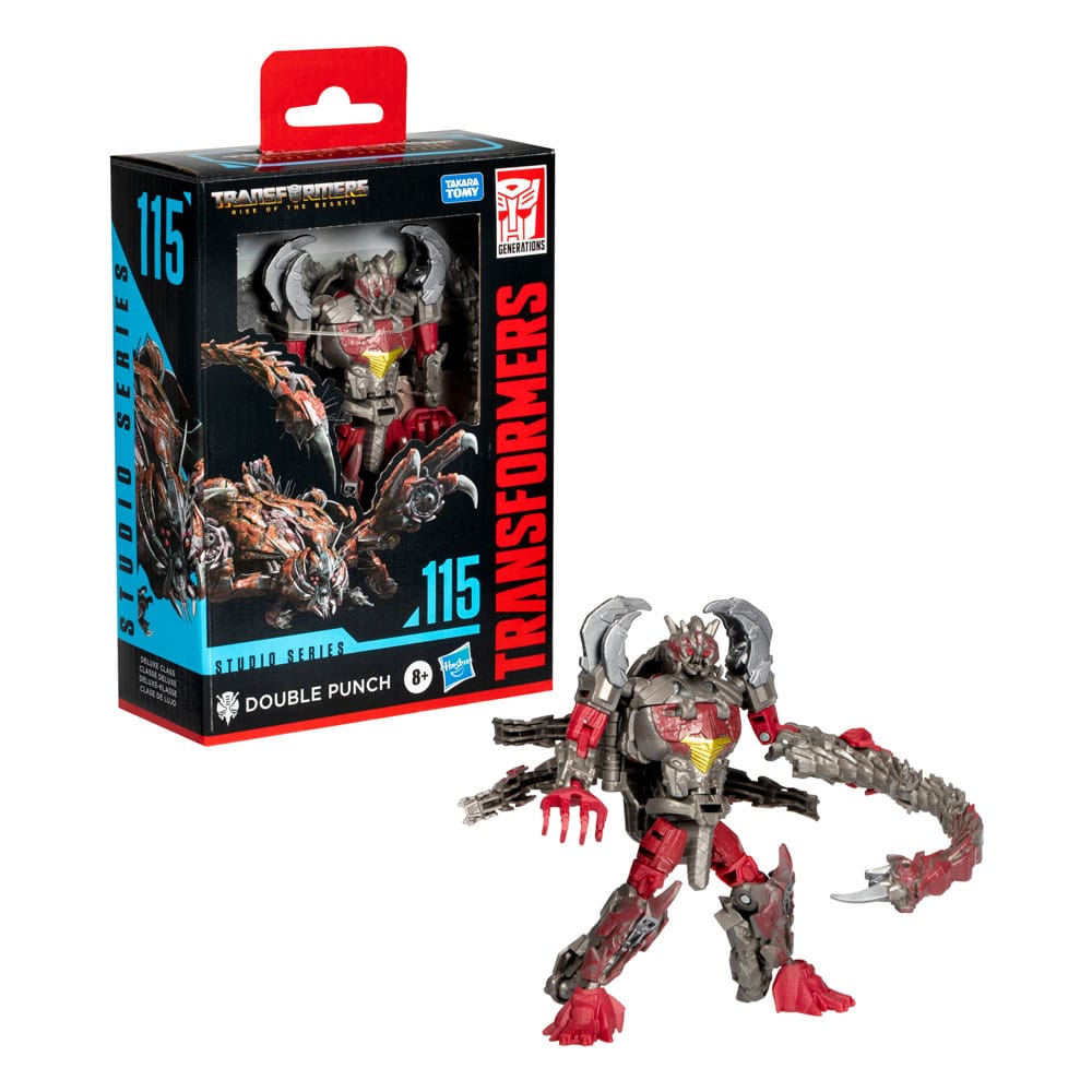 Transformers: Rise of the Beasts Generations Studio Series Deluxe Class Action Figure Double Punch 11 cm