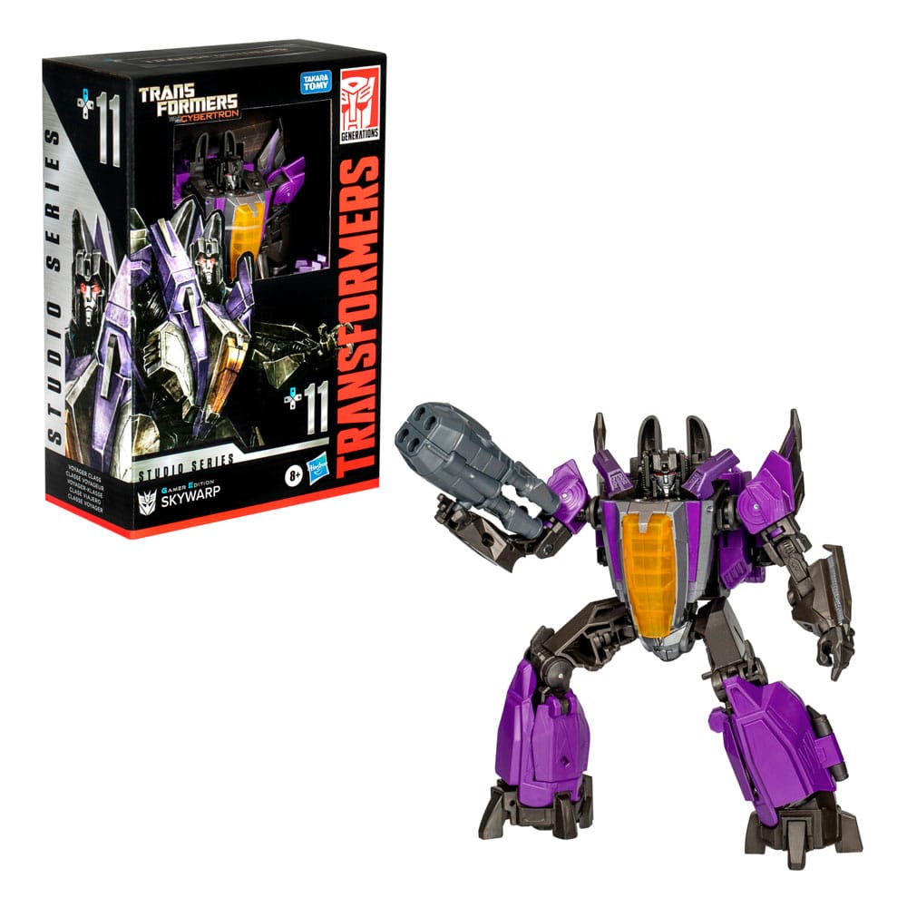 Transformers: War for Cybertron Studio Series Voyager Class Action Figure Gamer Edition Skywarp 16 cm