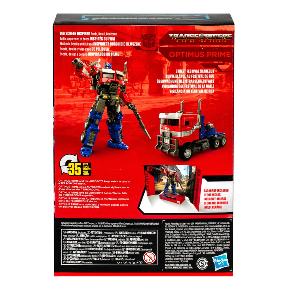 Transformers: Rise of the Beasts Generations Studio Series Voyager Class Action Figure Optimus Prime 17 cm