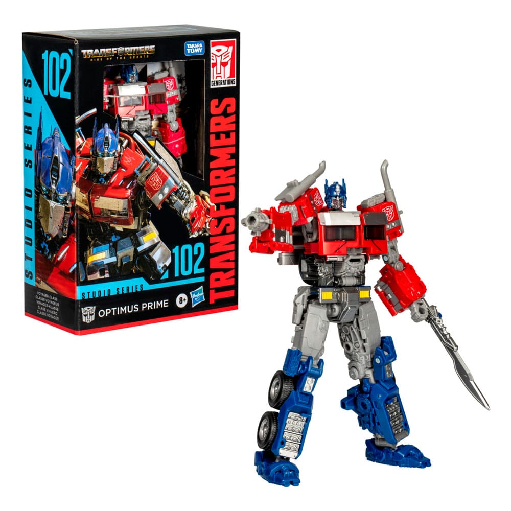 Transformers: Rise of the Beasts Generations Studio Series Voyager Class Action Figure Optimus Prime 17 cm