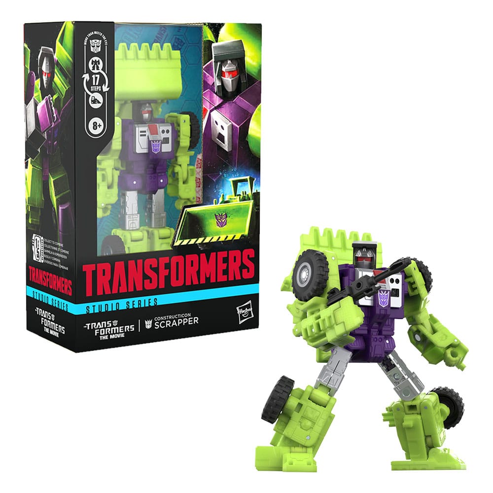 The Transformers: The Movie Generations Studio Series Voyager Class Action Figure Constructicon Scrapper 16 cm