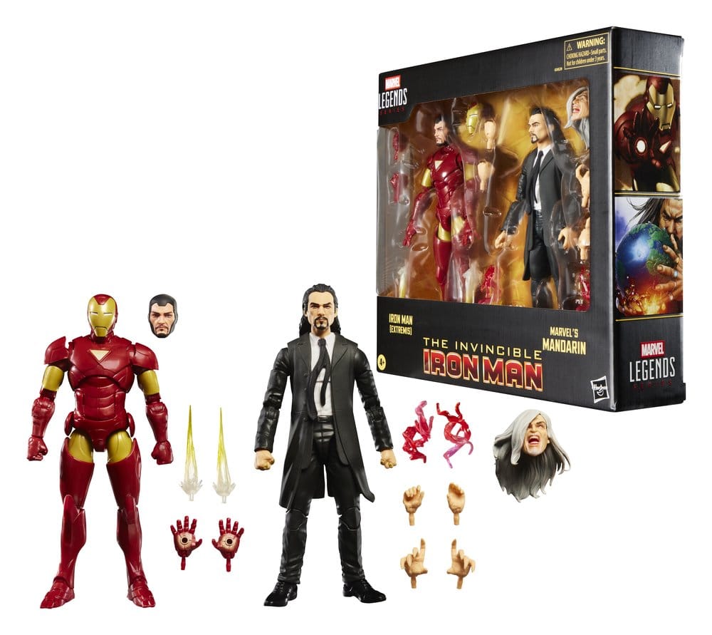 Marvel Legends Action Figure 2-Pack Iron Man (Extremis) & Marvel's Mandarin 15 cm